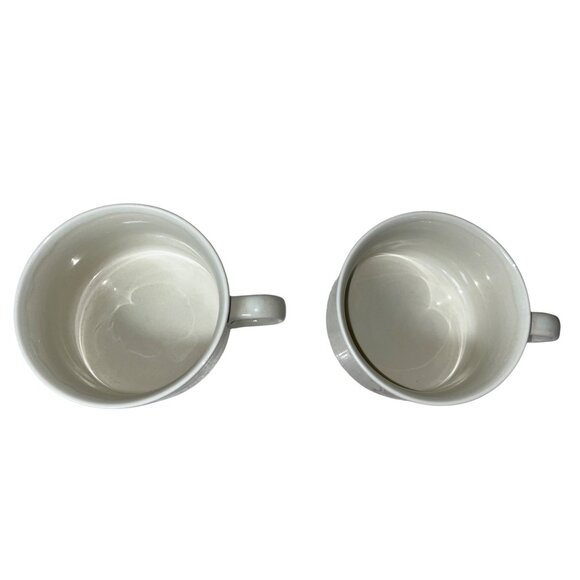 Vintage Seashore Otagiri Soup Mugs Used Set of 2 Japan - Picture 4 of 15